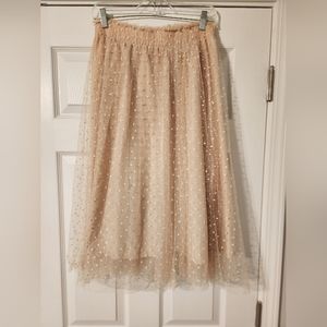 Lauren Conrad Disney edition tulle dot skirt